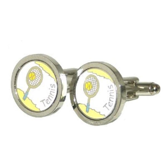 Round Tennis Sport Cufflinks | Ashton and Finch