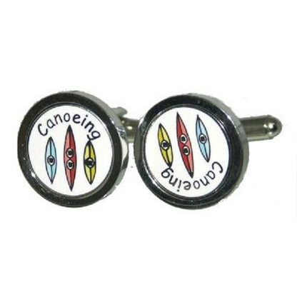 Canoeing Canoe Cufflinks | Ashton and Finch