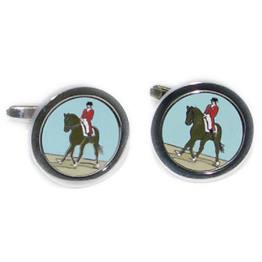 Huntsman on Horseback Equestrian Horse jockey cufflinks | Ashton and Finch