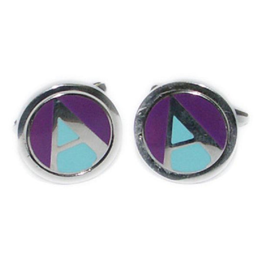 Modern Style Letters of Alphabet  Initial Monogram Cufflinks | Ashton and Finch