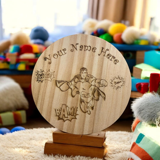 Personalised Superhero Coaster | Ashton and Finch