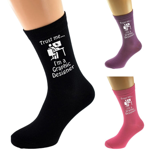 Trust Me I’m A Graphic Designer Socks| Ashton and Finch