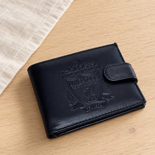 Liverpool Leather Wallet in a muted gift setting