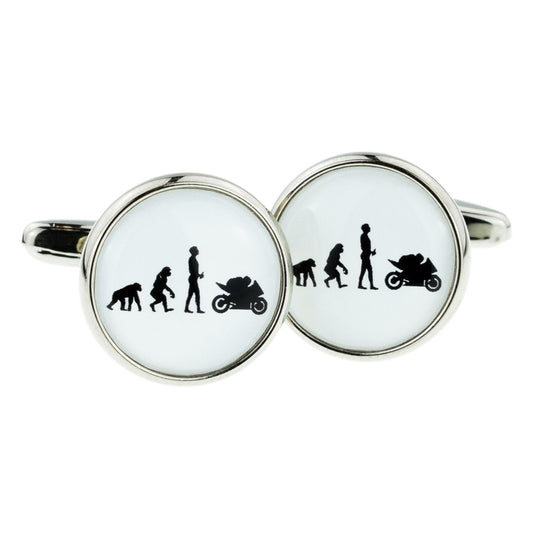 Evolution of a Motorbike Rider Cufflinks | Ashton and Finch