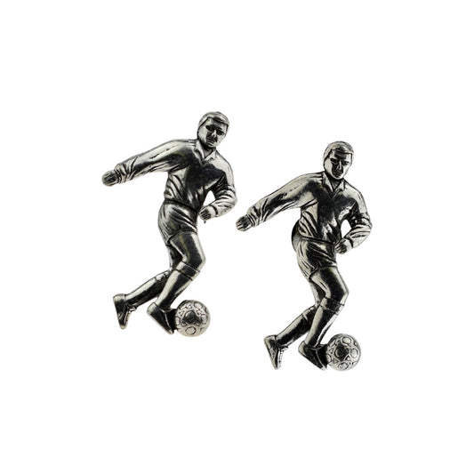 English Made Football Player Pewter Cufflinks | Ashton and Finch