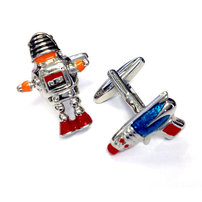 LOST IN SPACE Cufflink Set (AJ024+AJ023) | Ashton and Finch