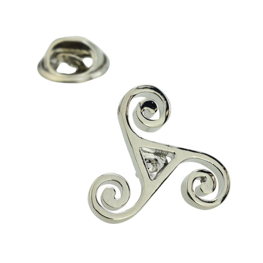 Celtic Swirl Design Lapel Pin Badge