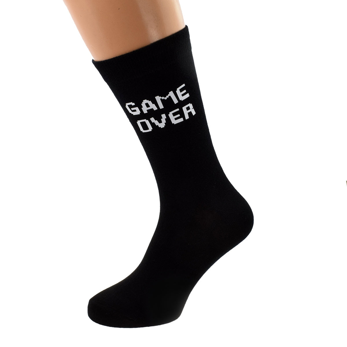 Mens Game Over Black Socks| Ashton and Finch