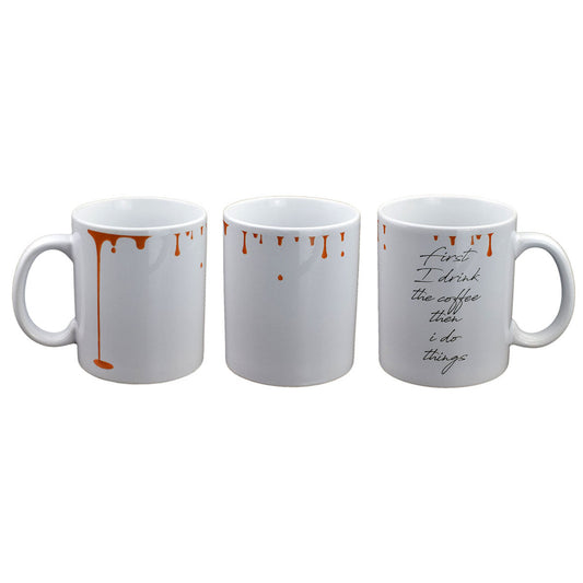 Coffee Mug – First I Drink the Coffee Then I Do Things | Ashton and Finch