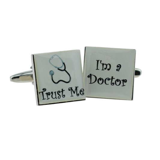 Cool Trust Me I'm a Doctor Cufflinks | Ashton and Finch