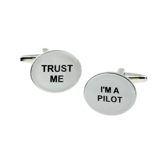 Trust me I am a Pilot Cufflinks | Ashton and Finch