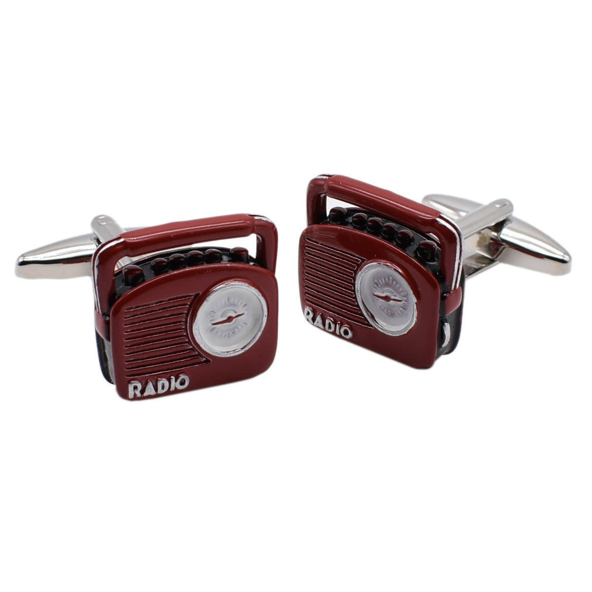 Retro Radio Design Cufflinks | Ashton and Finch