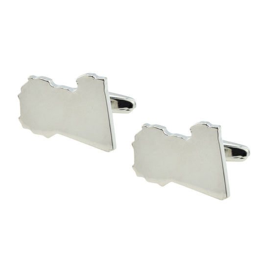 Libya Outline Map Cufflinks | Ashton and Finch