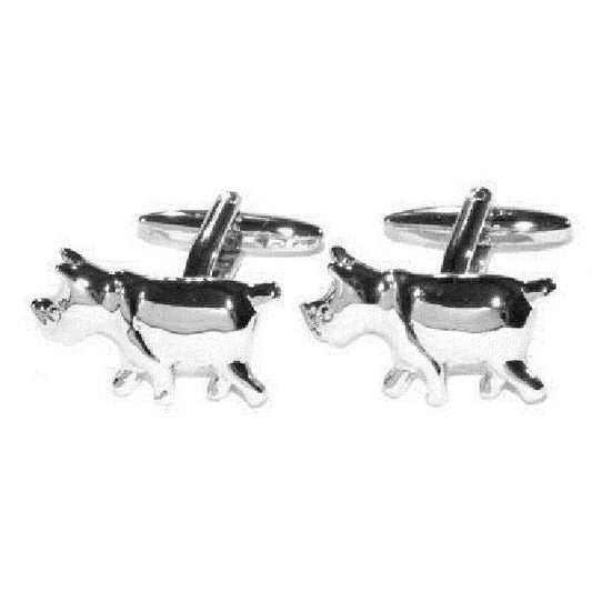 Rhino Zoo Animal Cufflinks | Ashton and Finch