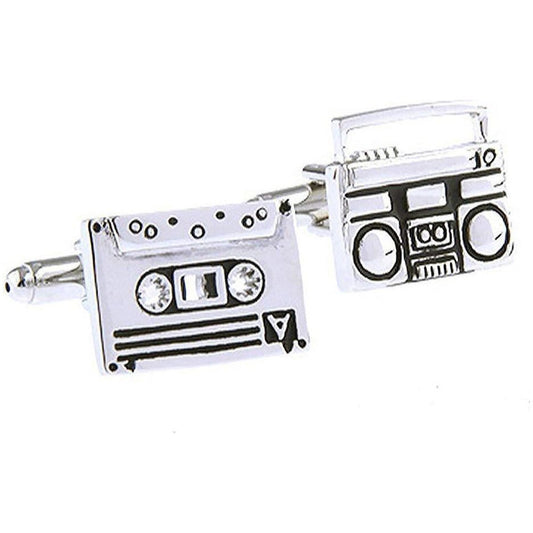 Cassette and Tape Deck Cufflinks  | Ashton and Finch