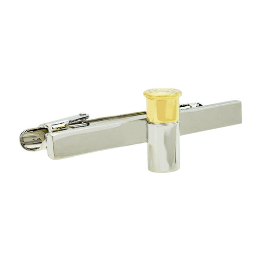 Two Tone Shotgun Cartridge Cap Tie Clip  | Ashton and Finch