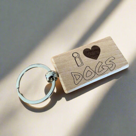 I Love Dogs Keyring Gift  | Ashton and Finch