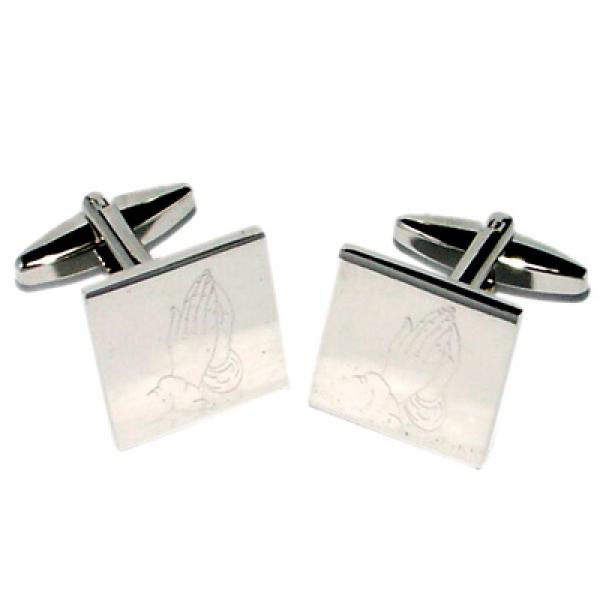 Hands Clasped in Prayer Cufflinks | Ashton and Finch