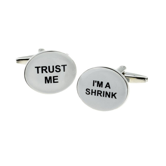 Trust me I am a Shrink Cufflinks | Ashton and Finch