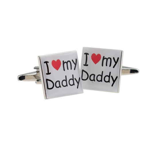 I Love my Daddy Cufflinks | Ashton and Finch