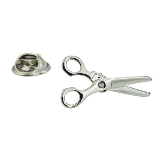 Scissors Lapel Pin Badge
