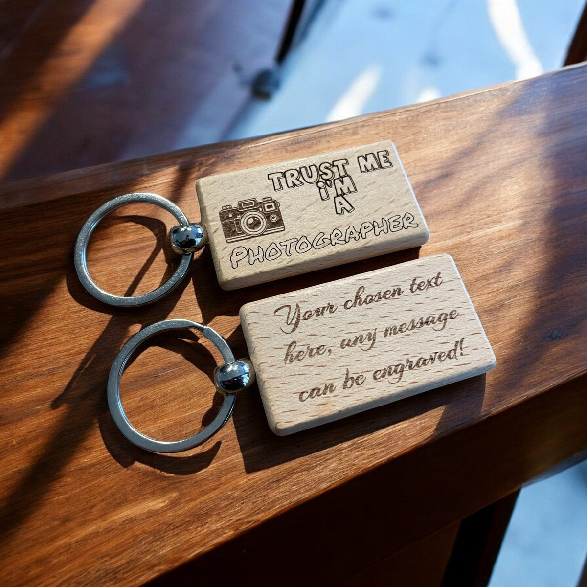 Personalised Photographer Keyring Gift  | Ashton and Finch