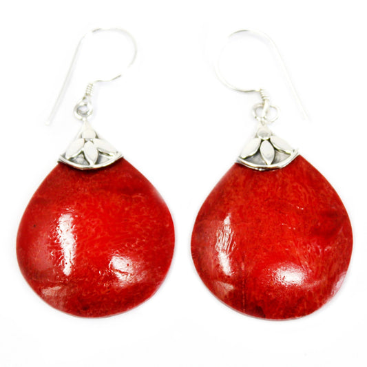 925 Silver Ball Drop Earrings