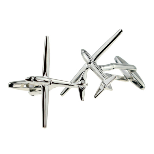 Glider Aeroplane Plane Aircraft Cufflinks | Ashton and Finch