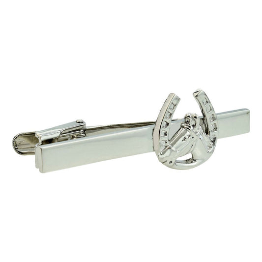 Lucky Horseshoe & Horse Head Tie Clip  | Ashton and Finch