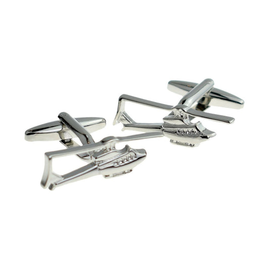Helicopter Cufflinks  | Ashton and Finch