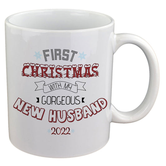 First Christmas with My New Husband Mug – Festive Cup | Ashton and Finch