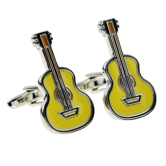 Acoustic Guitar Music Instrument Cufflinks | Ashton and Finch