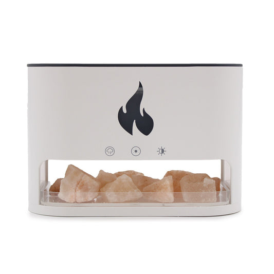 White Blaze Salt Flame Effect Aroma Diffuser