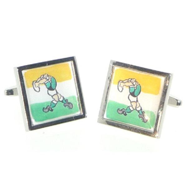 Irish Rugby Player Sport Cufflinks | Ashton and Finch