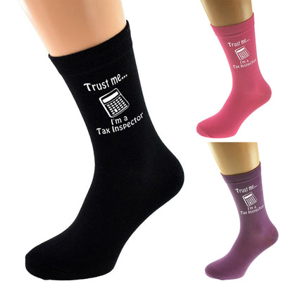 Trust Me I’m A Tax Inspector Socks Mens Or Ladies Available In Various Colours| Ashton and Finch