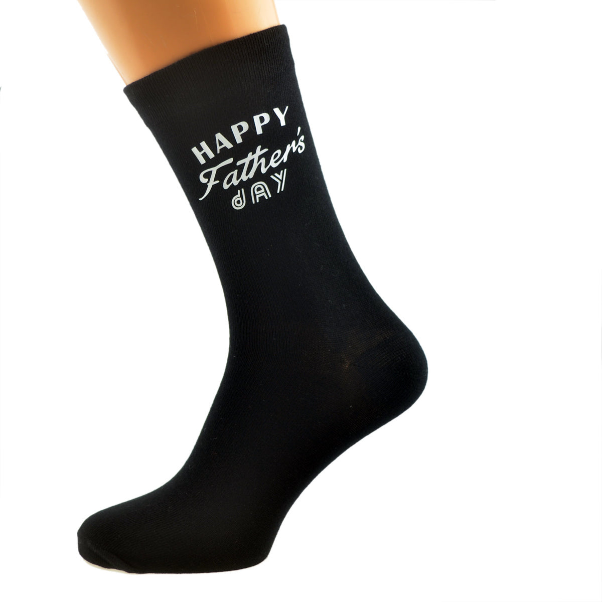Happy Fathers Day Mens Black Socks| Ashton and Finch