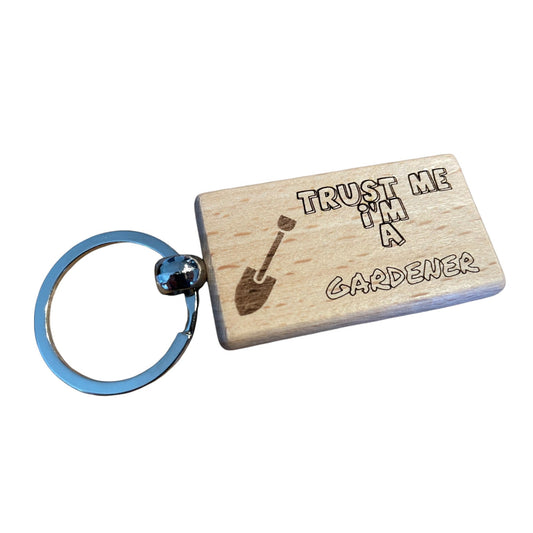 Trust Me, I'm a Gardener Keyring Gift  | Ashton and Finch