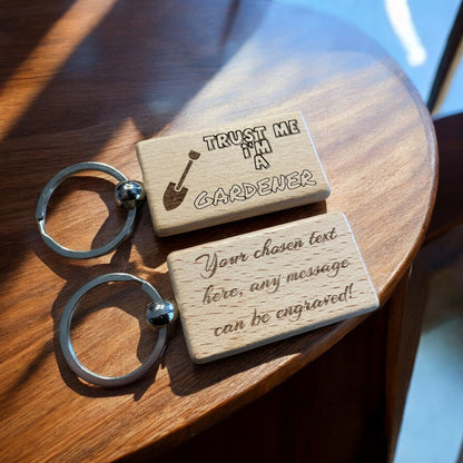 Personalised Gardener Keyring Gift  | Ashton and Finch