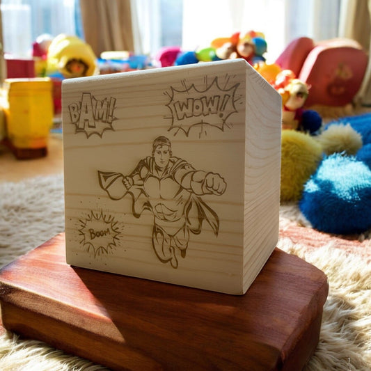 Superhero Money Box Piggy Bank | Ashton and Finch