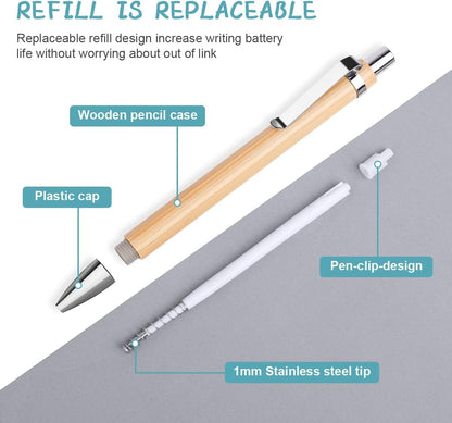 The Boss Bamboo Pen – Laser Engraved Writing Pen – Gift for Managers and Leaders