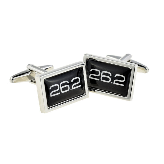 26.2 Miles Marathon Runner Cufflinks | Ashton and Finch