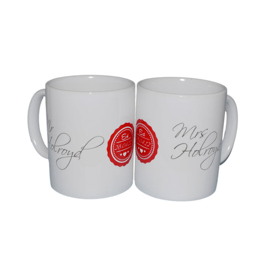 Personalised Couples Mug Set – Established Date Cups | Ashton and Finch