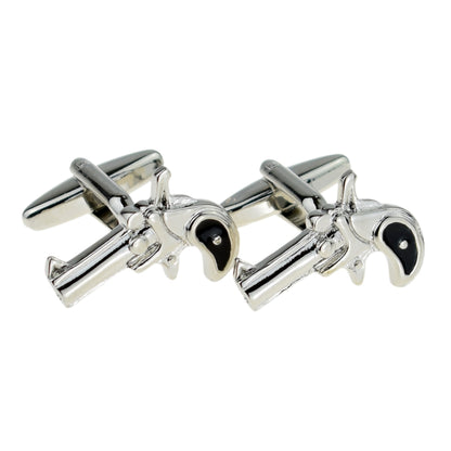 Sixgun Pistol Gun Cufflinks | Ashton and Finch