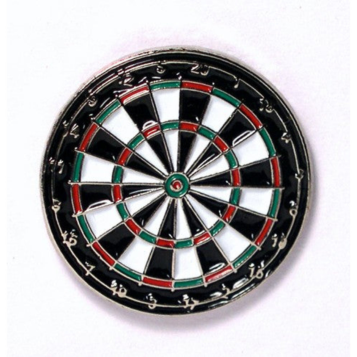 Dartboard Sports Metal Enamel Lapel Pin Badge