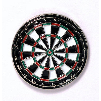 Dartboard Sports Metal Enamel Lapel Pin Badge