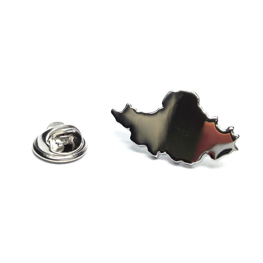 Iran Outline Map Lapel Pin Badge