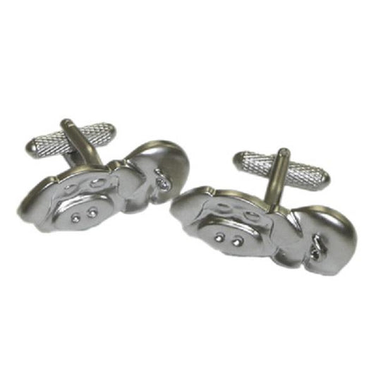 CLEARANCE LINE Curly Pigs Cufflinks in Box | Ashton and Finch