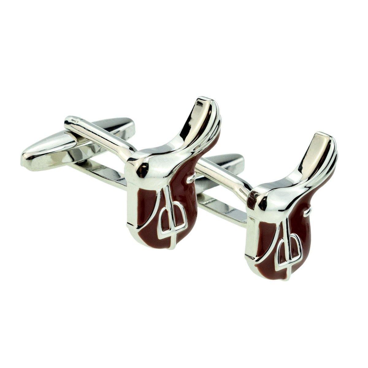 Horse Riding Saddle Equestrian Cufflinks | Ashton and Finch