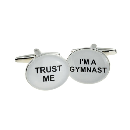 Trust me I'm a Gymnast Cufflinks | Ashton and Finch