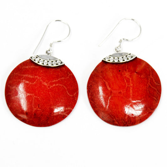 925 Silver Classic Disc Earrings